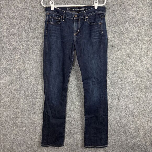 Citizens Of Humanity Jeans Womens Size 28 Blue Straight slim - Picture 1 of 12